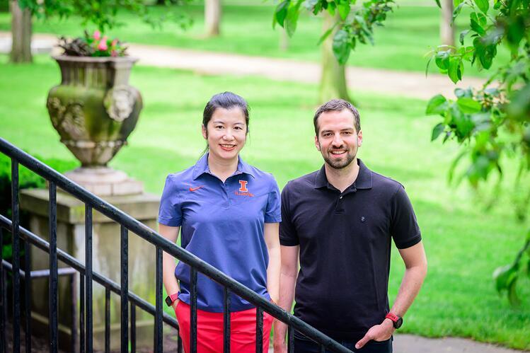 Yilan Xu and Sébastien Box-Couillard. Photo: Fred Zwicky. Yilan Xu and Sébastien Box-Couillard